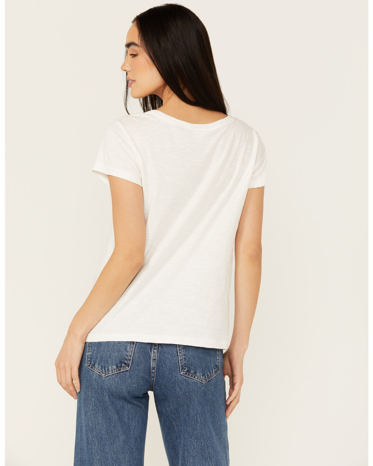 Shyanne Women's Rhinestone Short Sleeve Boyfriend Tee