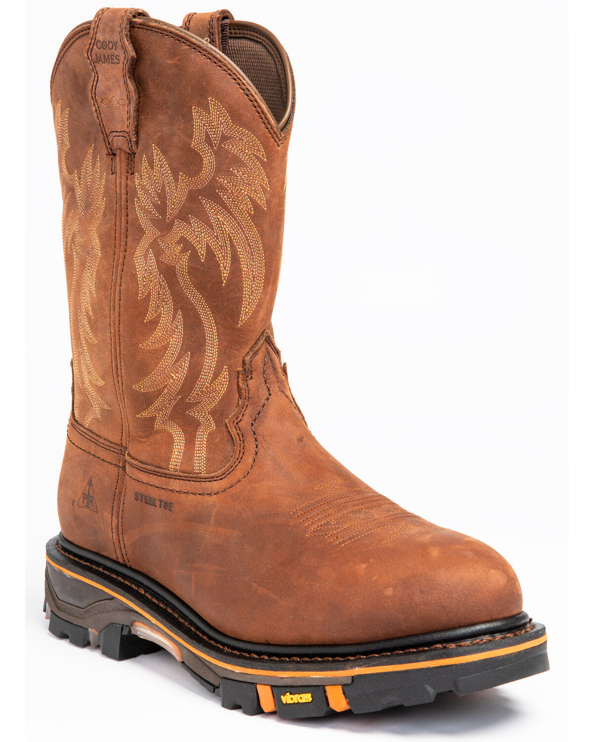 Cody James Men's Waterproof Decimator Western Work Boots - Steel Toe