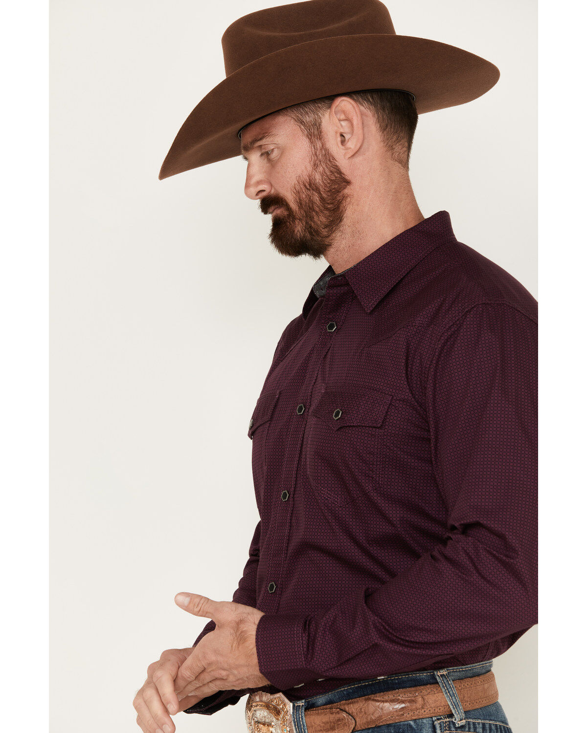 Moonshine Spirit Men's Comet Long Sleeve Snap Western Shirt