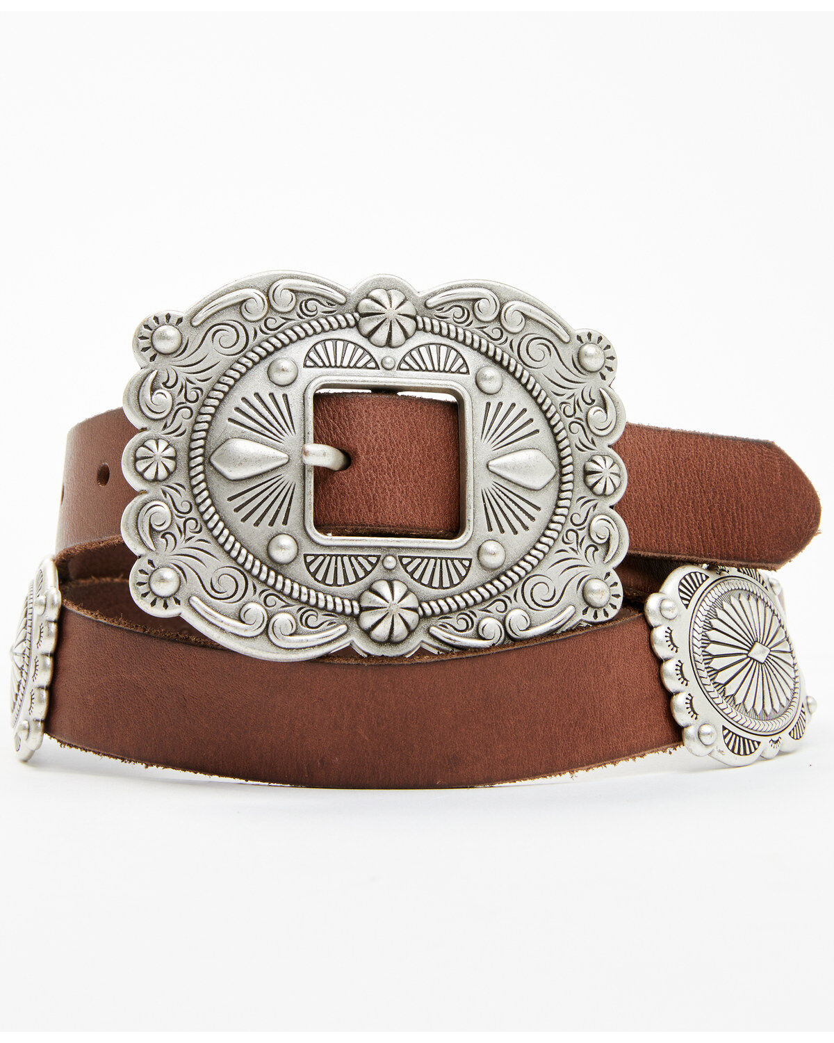 Shyanne Women's Sloane Concho Leather Belt