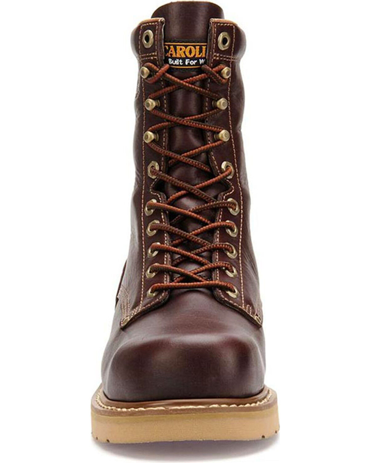 Carolina Men's Dark Brown Amp Hi 8" Work Boots - Steel Toe