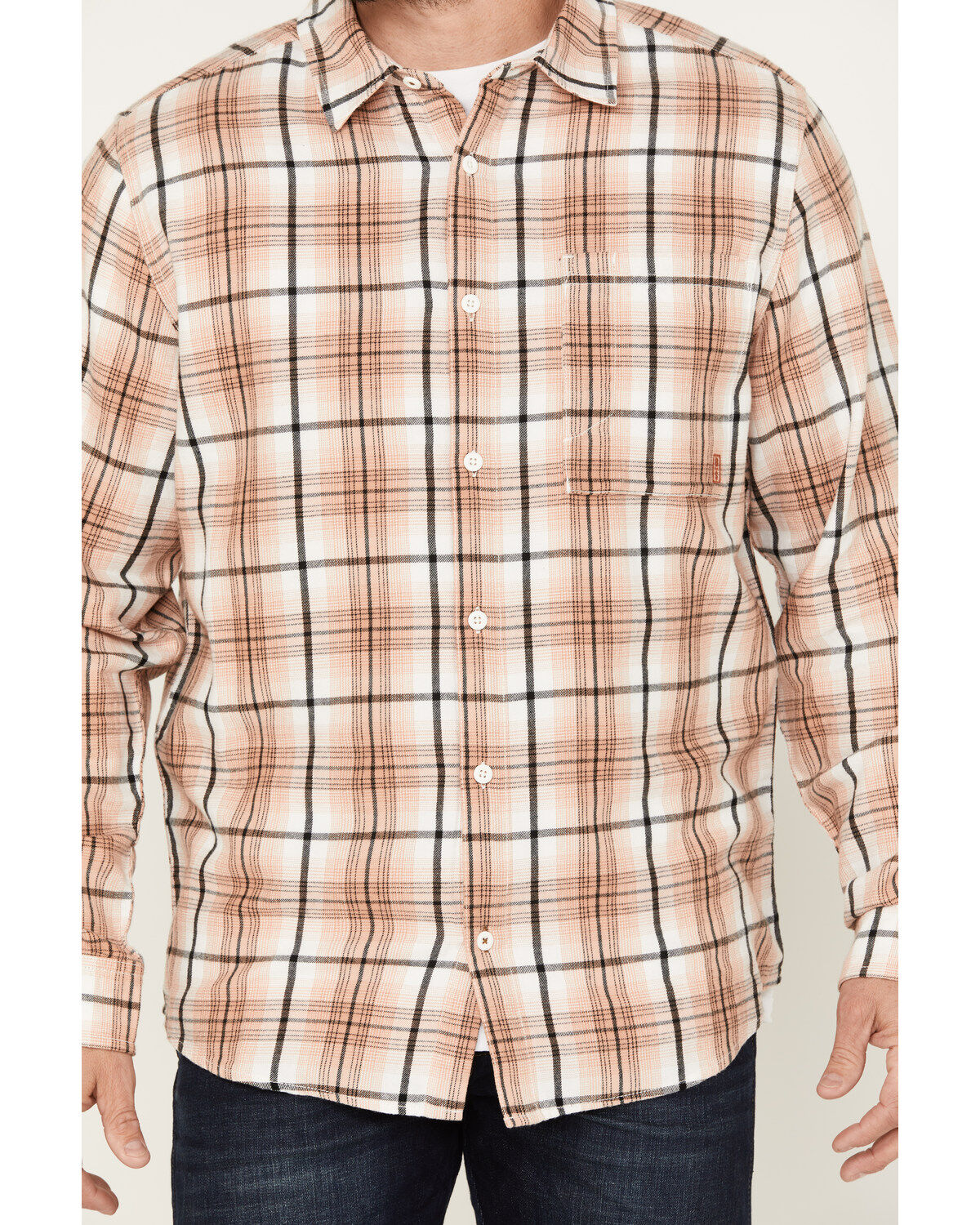 Brothers and Sons Men's Casual Plaid Long Sleeve Button-Down Western Shirt