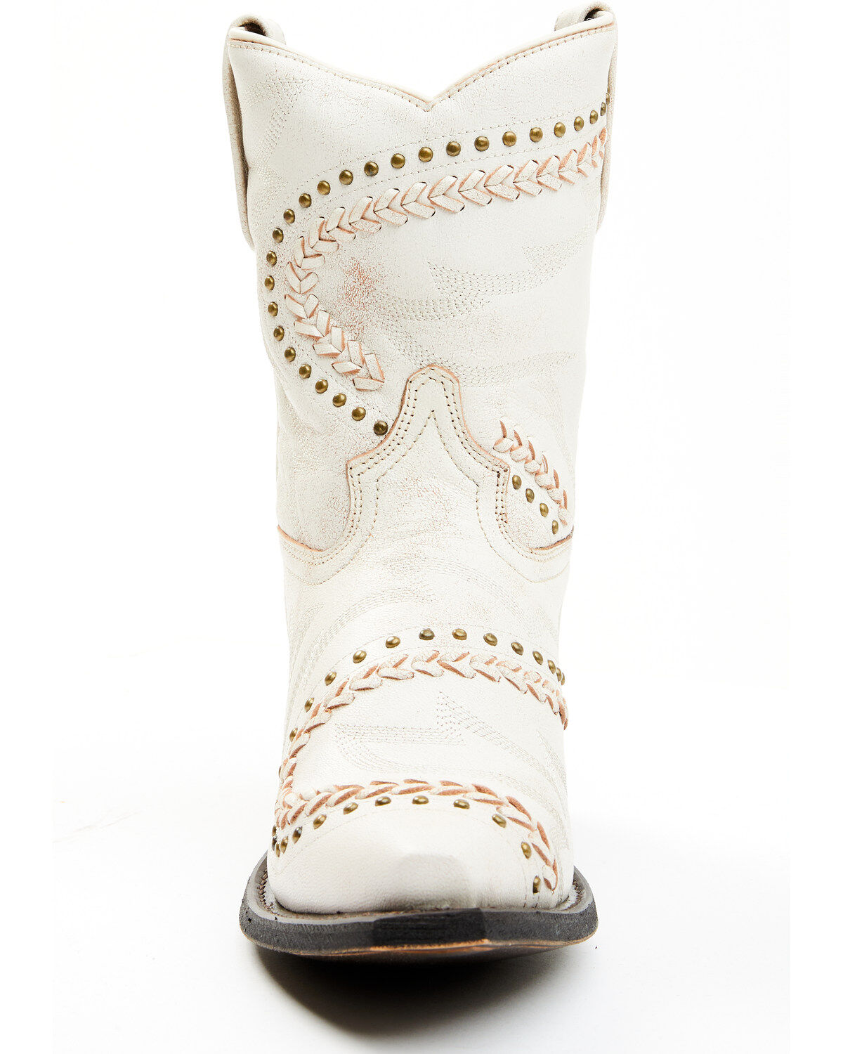 Laredo Women's Bone Embellished Booties - Snip Toe