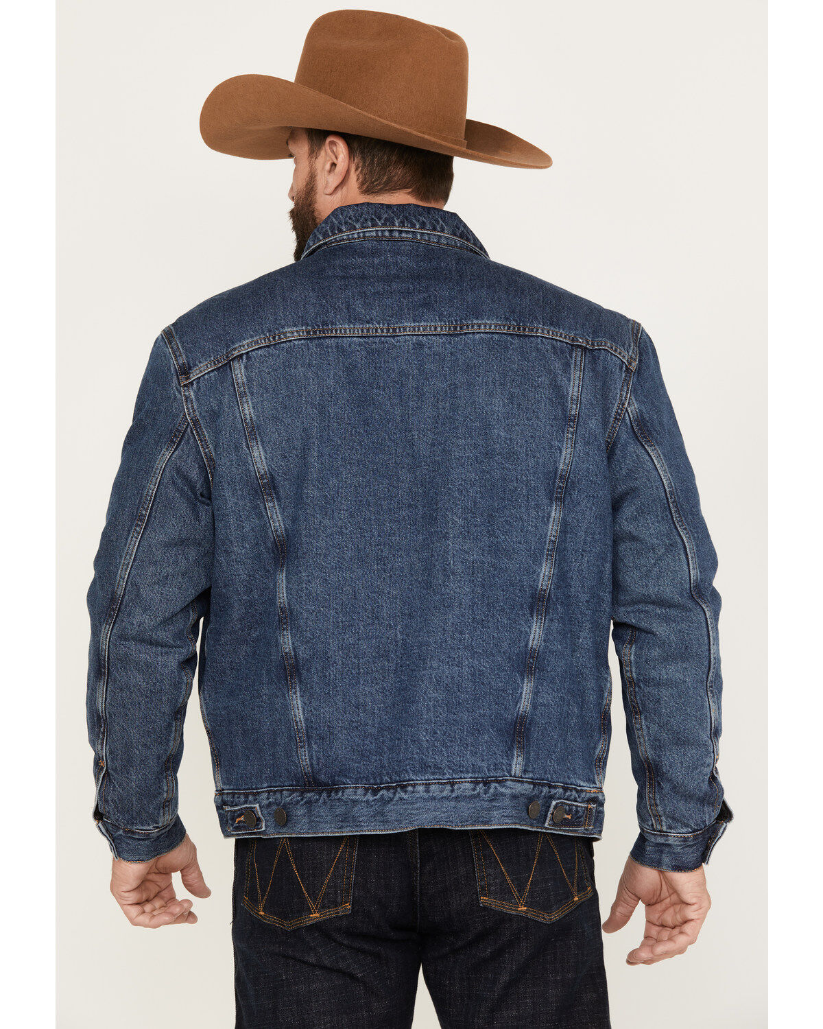 Wrangler Retro Men's Sherpa Lined Denim Jacket