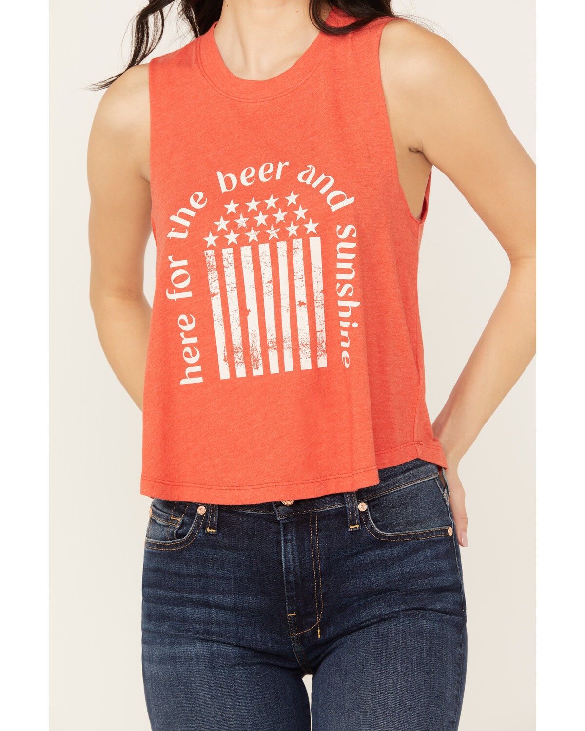 White Crow Women's Here For The Beer Graphic Tank