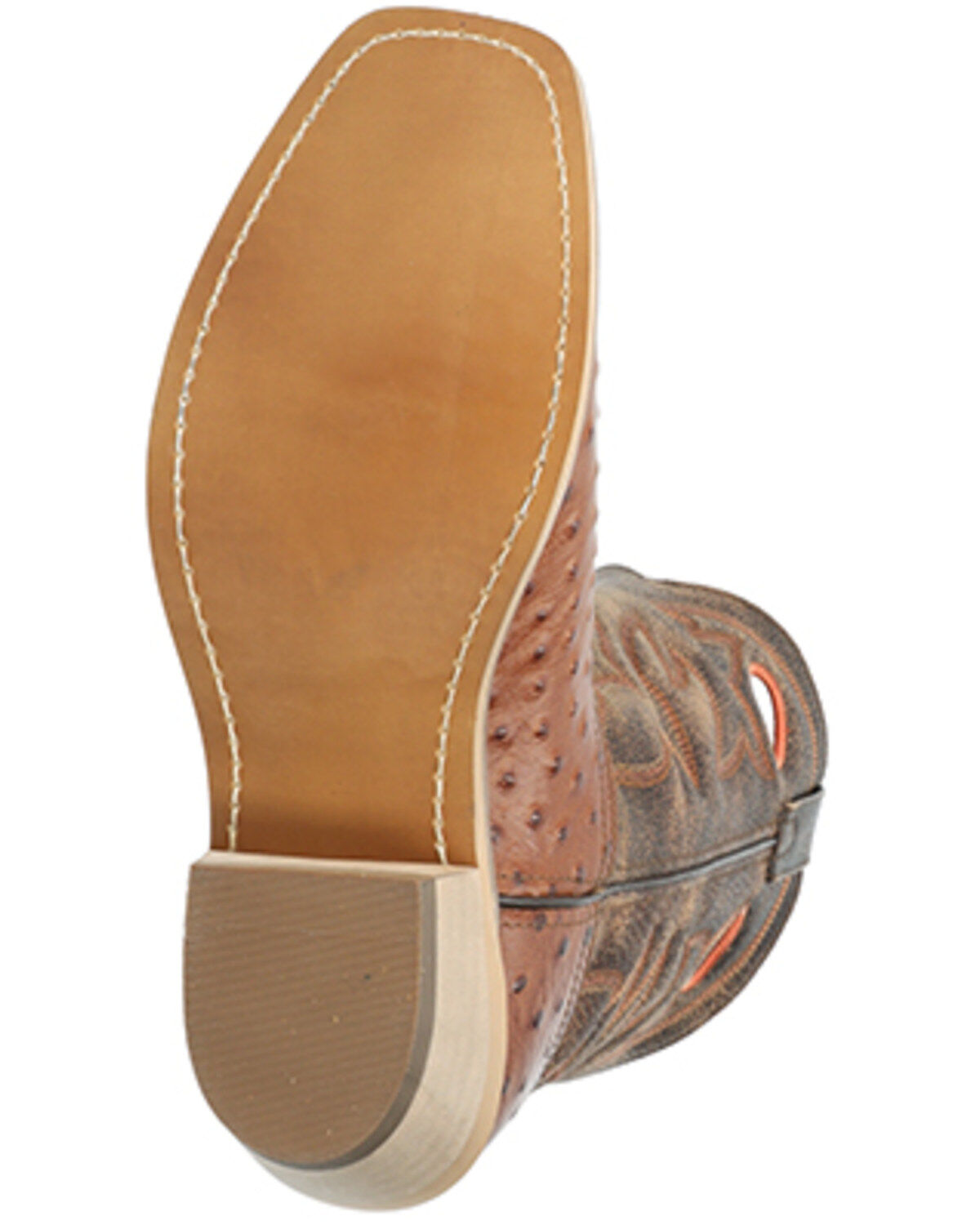 Smoky Mountain Men's Santa Fe Ostrich Print Performance Boots - Square Toe