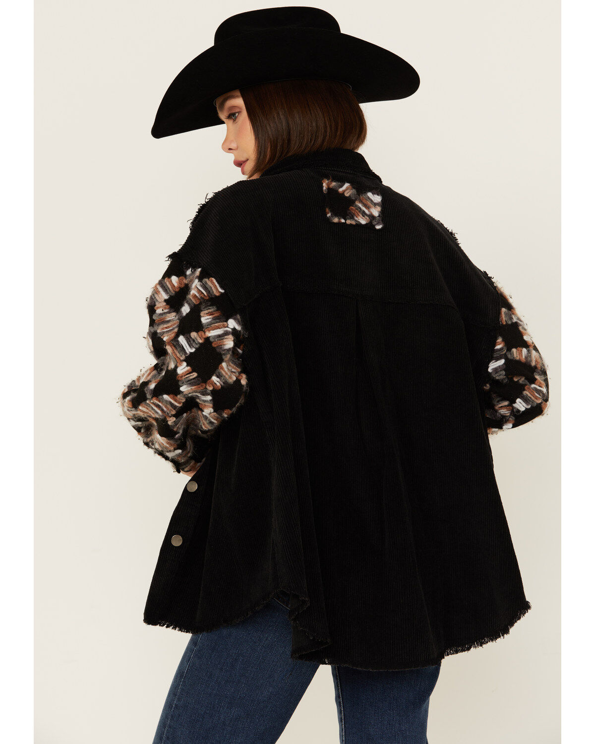 POL Women's Ribbon Detail Shacket