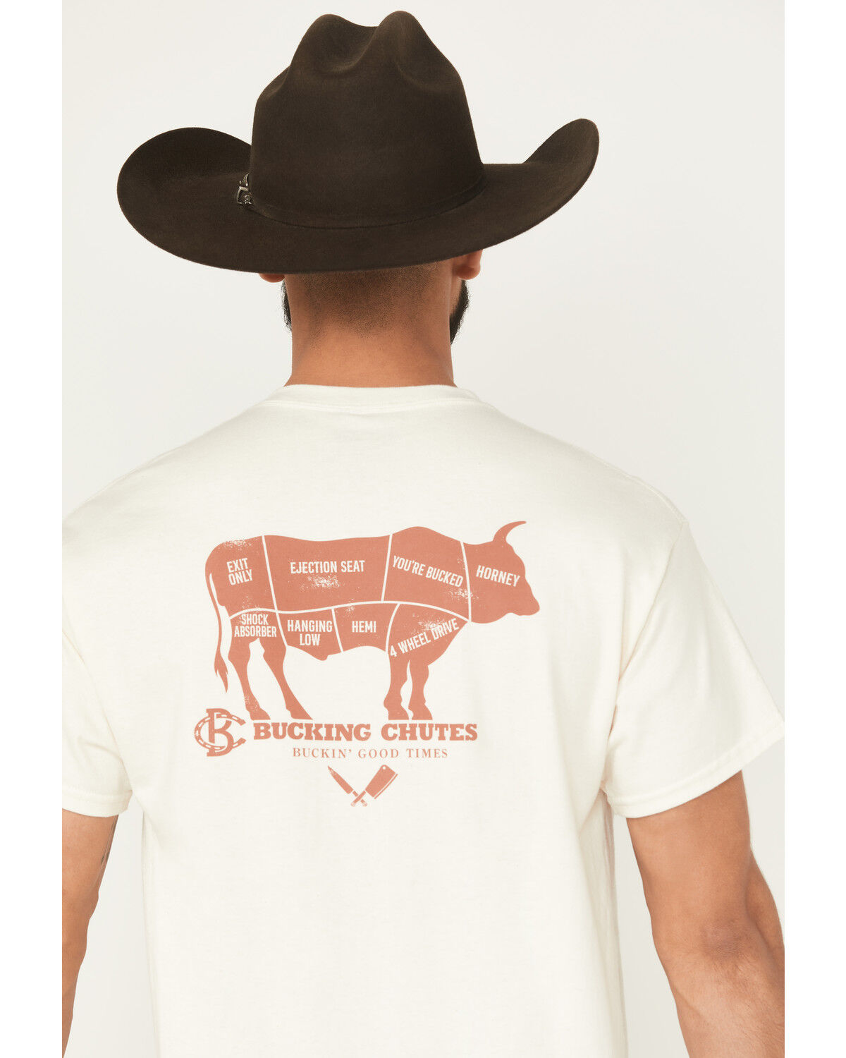 Bucking Chutes Men's Prime Cuts Short Sleeve Graphic T-Shirt