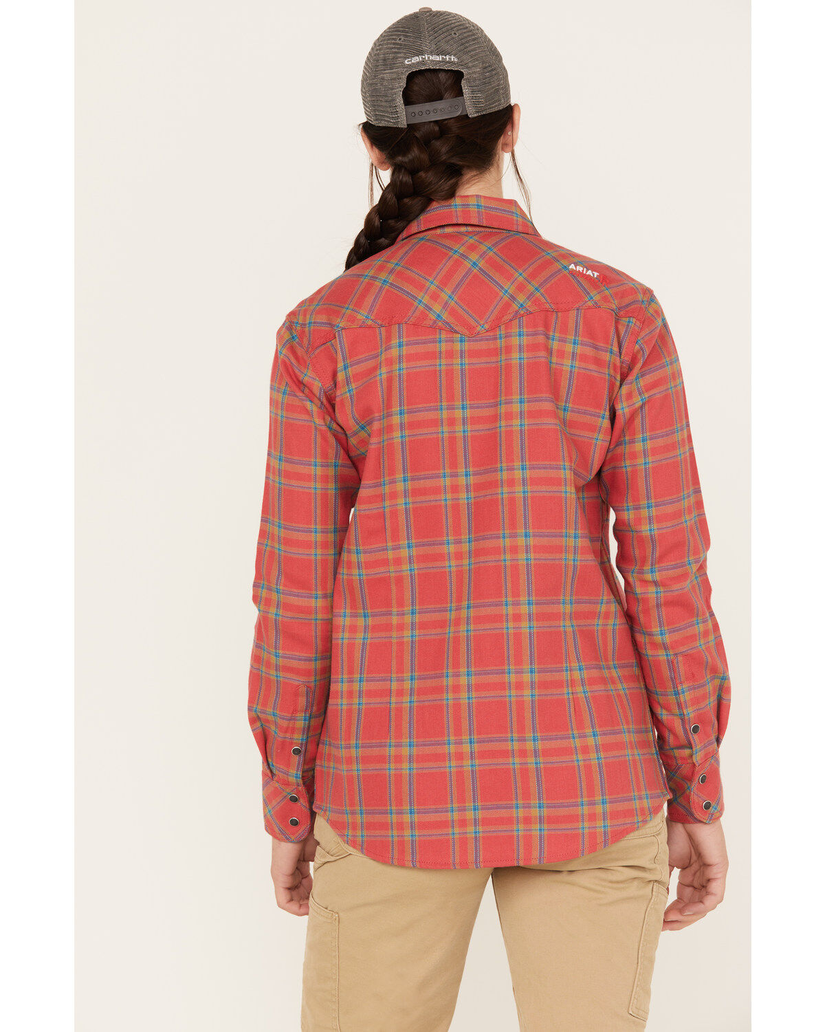 Ariat Women's Boot Barn Exclusive Fire Resistant Retro Boot Barn Exclusive Long Sleeve Button Down Work Shirt