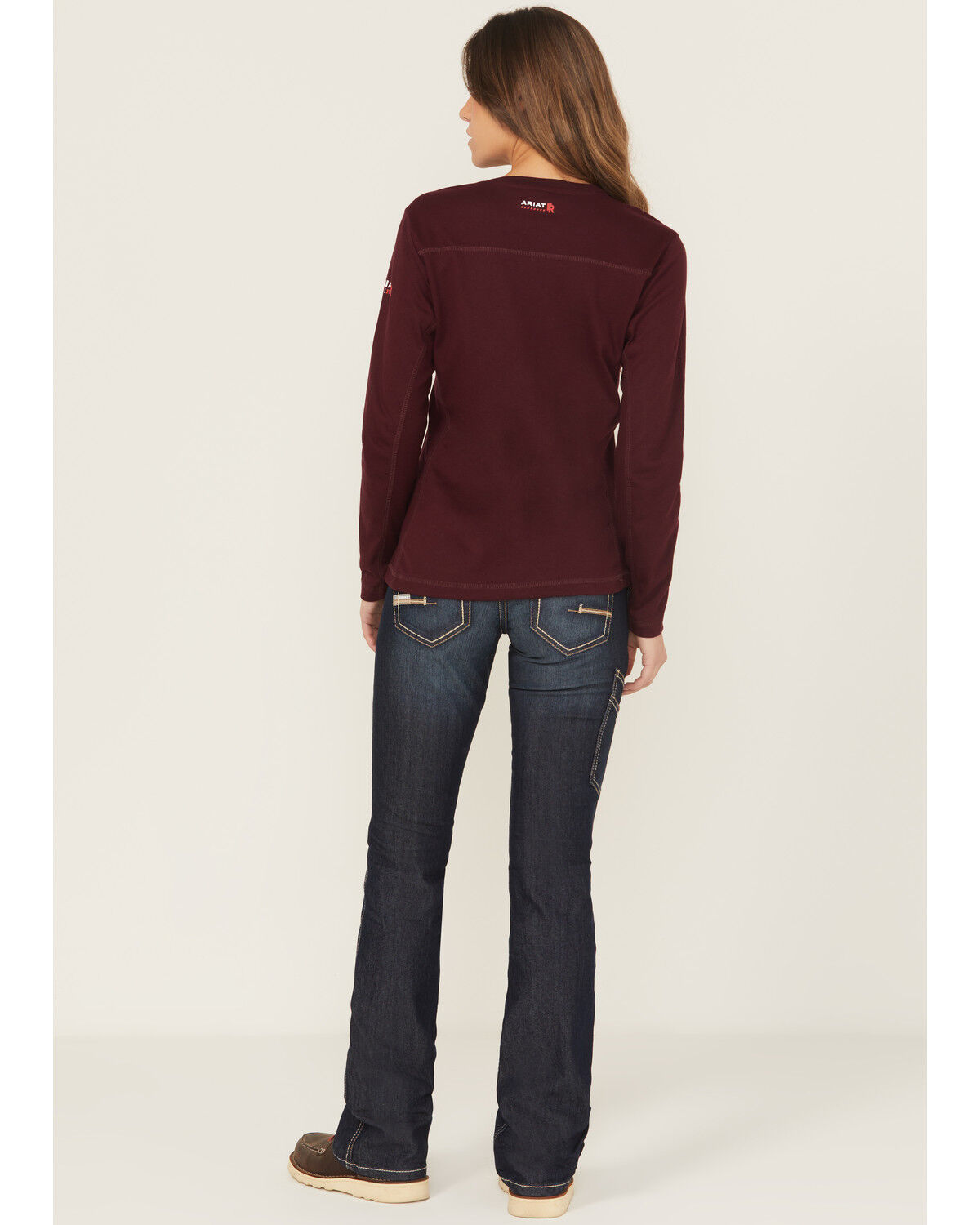 Ariat Women's Rebar Mid Rise Durastretch Riveter Work Bootcut Jeans