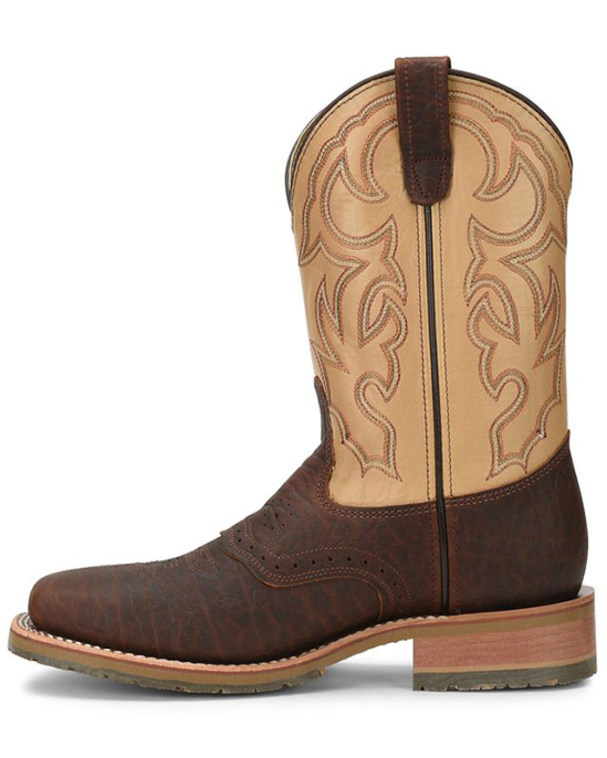 Double-H Men's Square Steel Toe Western Boots