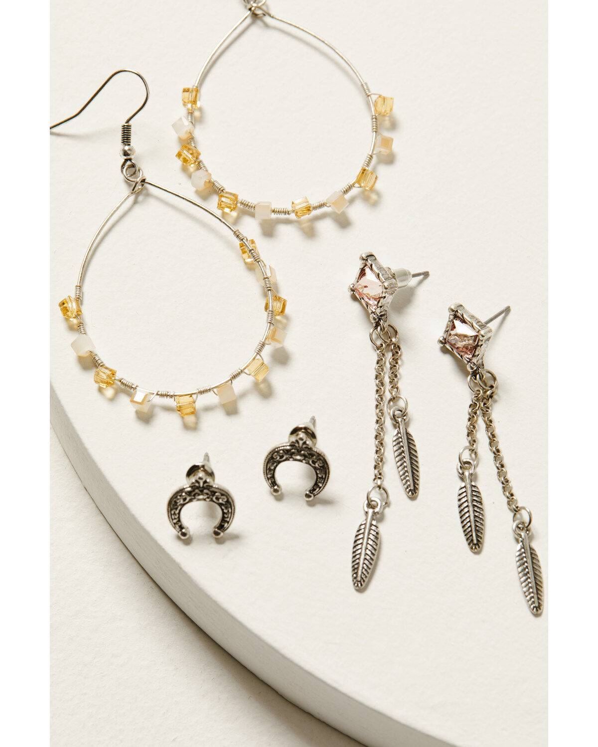 Shyanne Women's Champagne Chateau 6-Piece Earrings Set