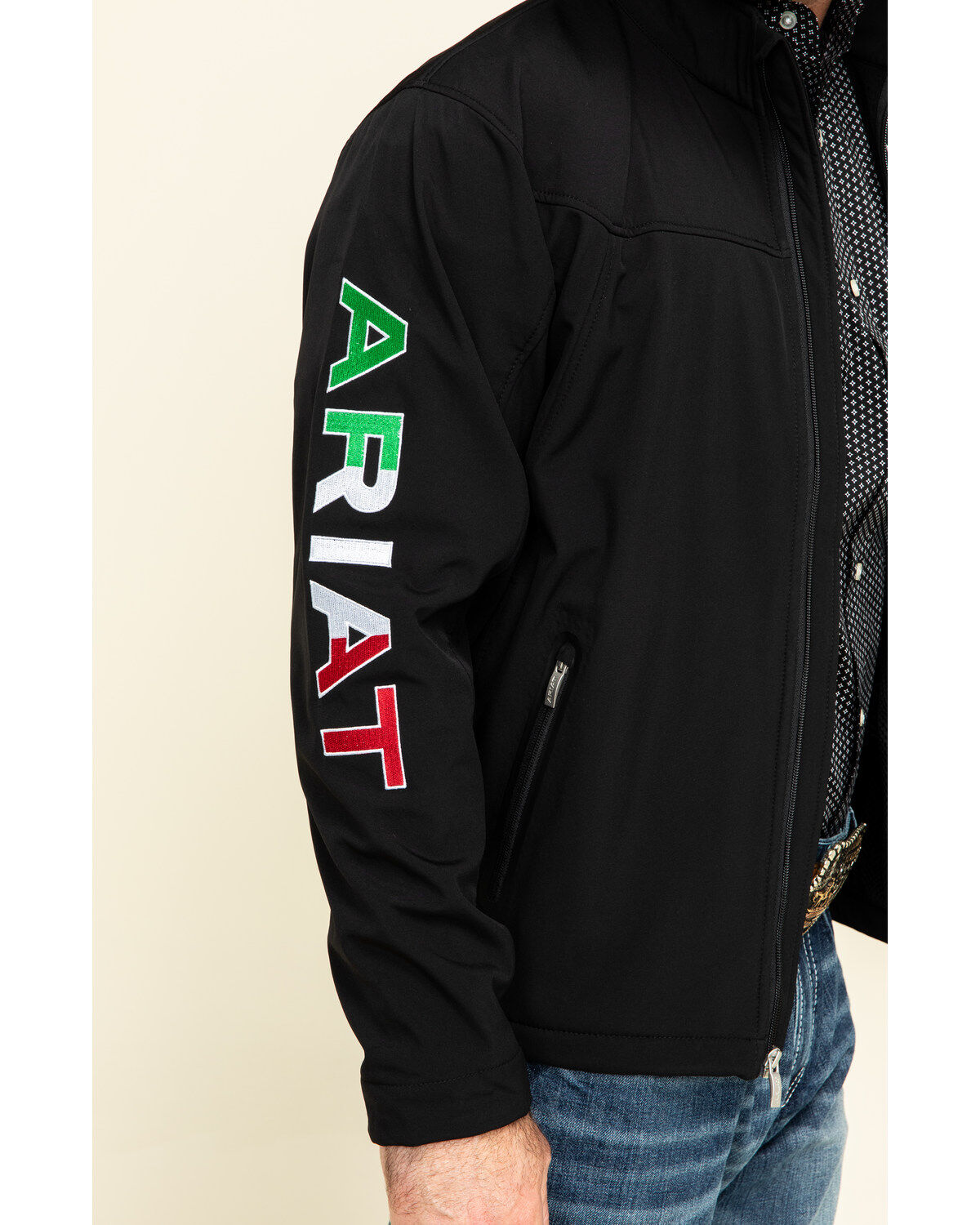 Ariat Men's Mexico Flag Team Softshell Jacket