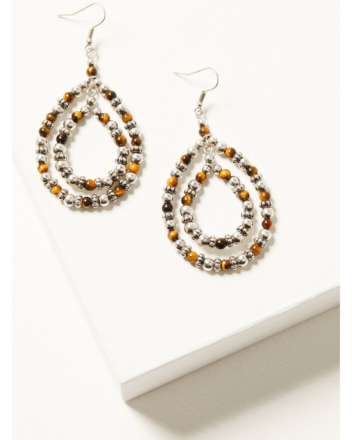 Shyanne Women's Juniper Sky Double Teardrop Earrings
