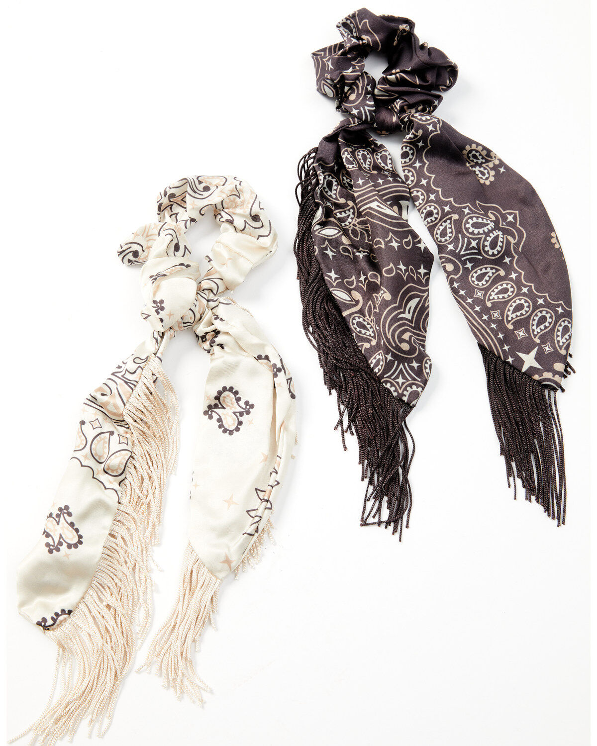 Idyllwind Women's Annette Fringe Hair Scrunchies - 2 Pack