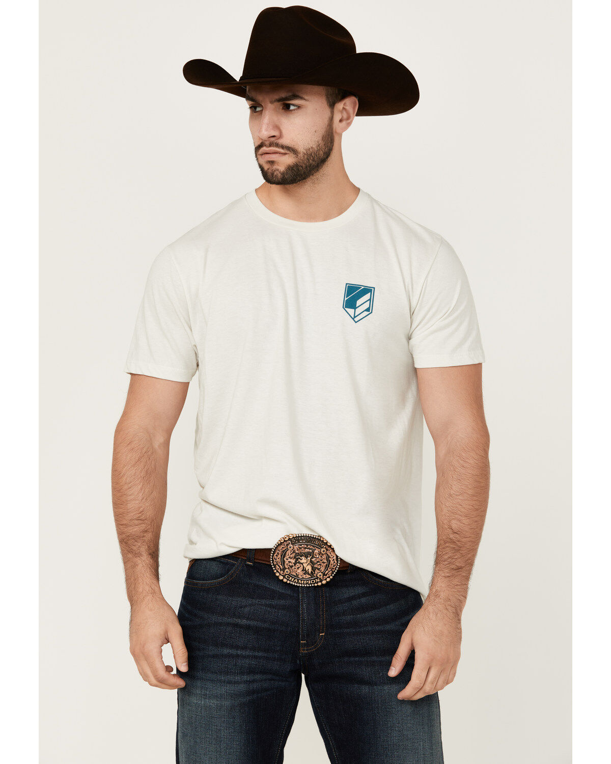 RANK 45® Men's 8 Seconds Cowboy Short Sleeve Graphic T-Shirt