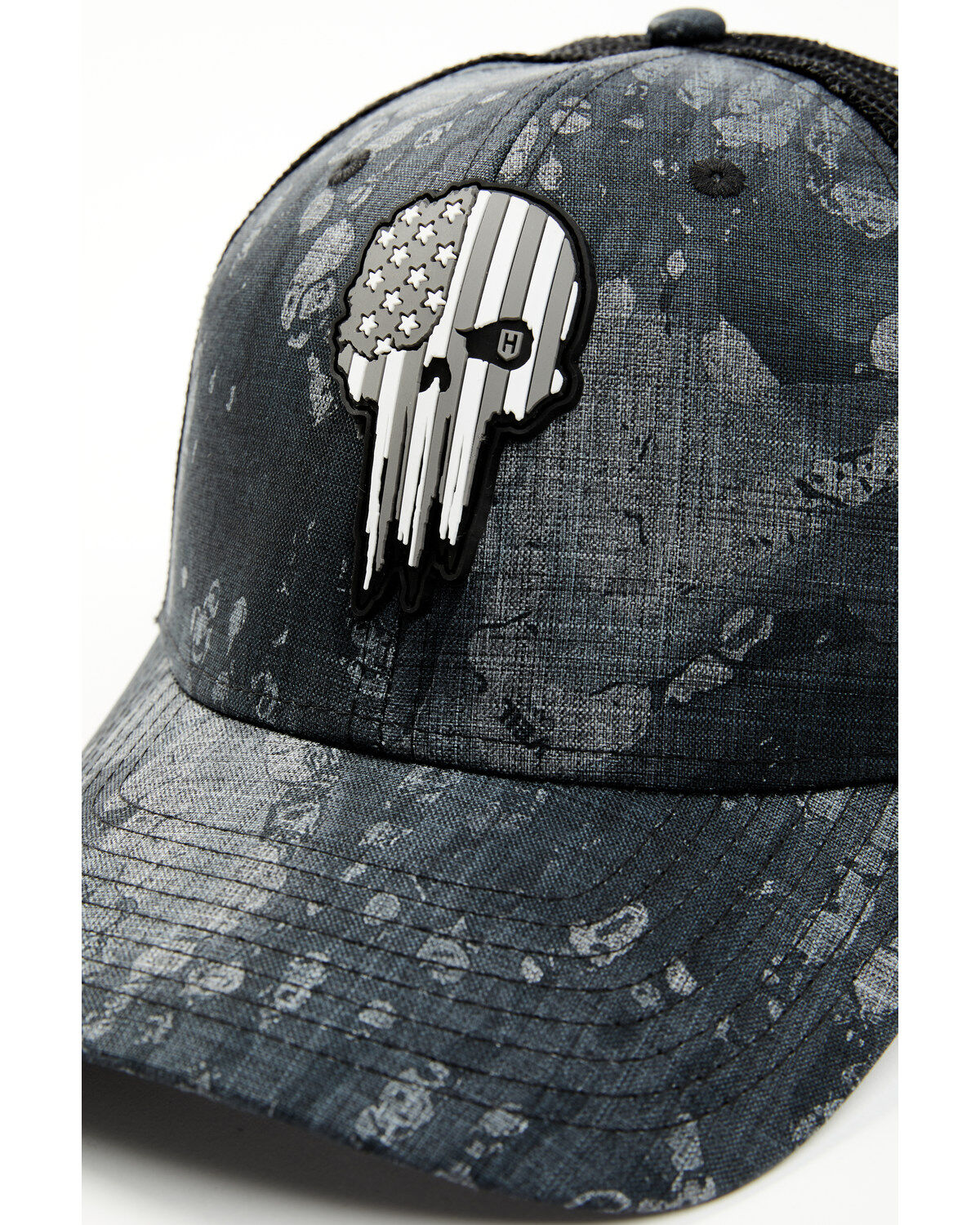 Howitzer Men's Star & Stripe Skull Ball Cap