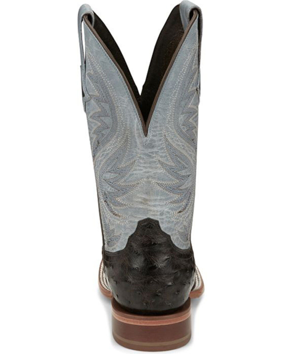 Tony Lama Men's Searcy Exotic Full Quill Ostrich Western Boots - Broad Square Toe