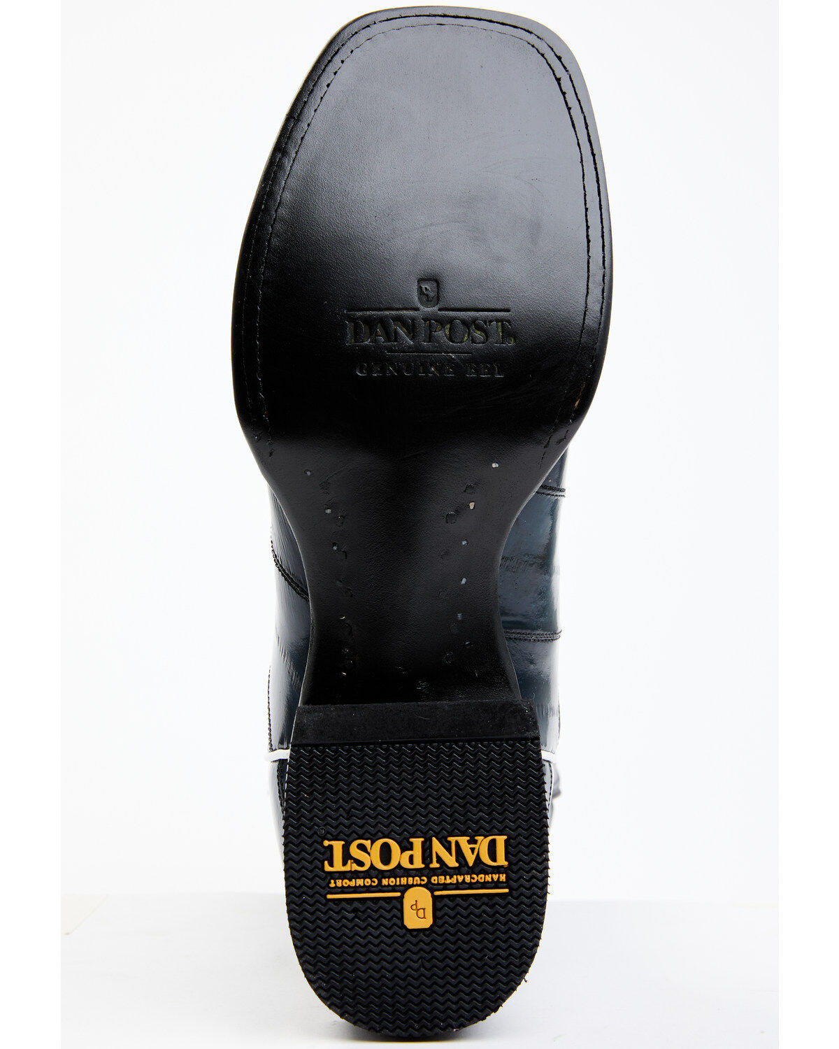 Dan Post Men's Eel Exotic Western Boots - Broad Square Toe
