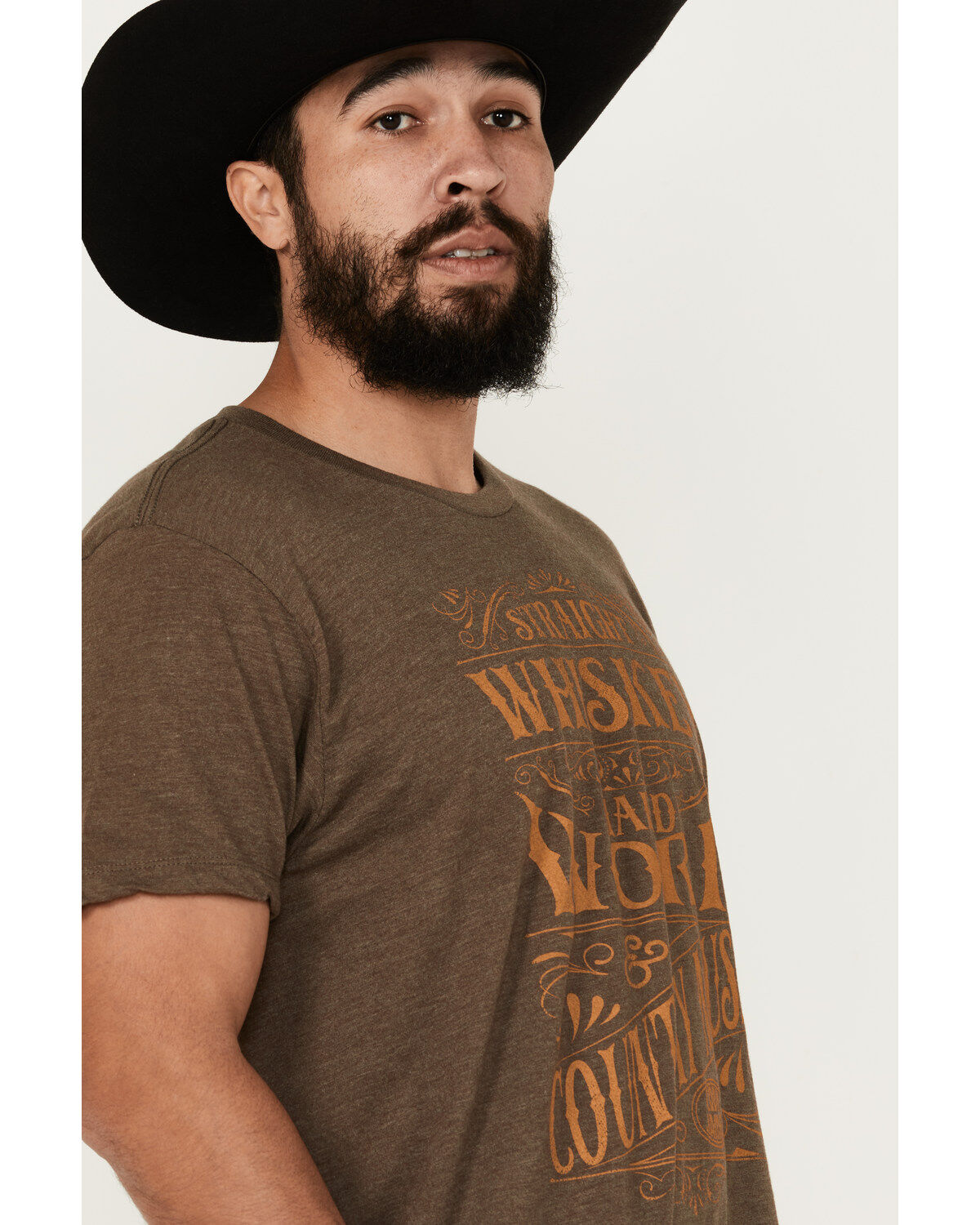 Cody James Men's Straight Whiskey Short Sleeve Graphic T-Shirt