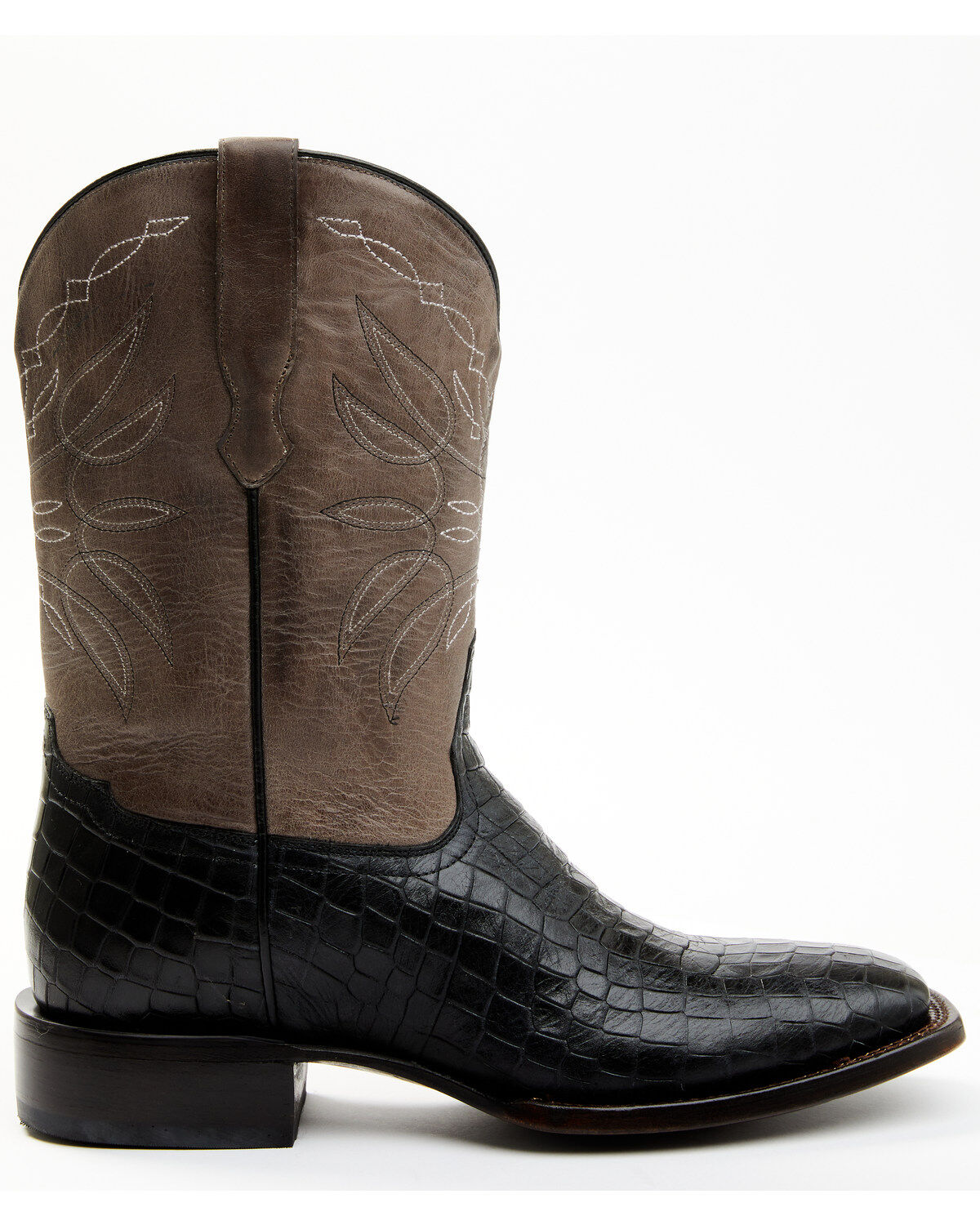 Cody James Men's Alligator Print Western Boots - Broad Square Toe