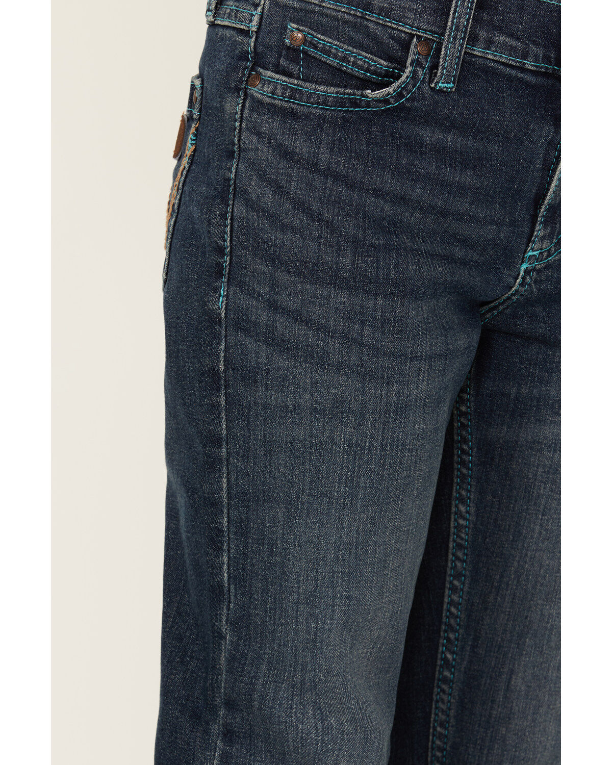 Wrangler Girls' Juliet Medium Wash Stretch Flare Jeans