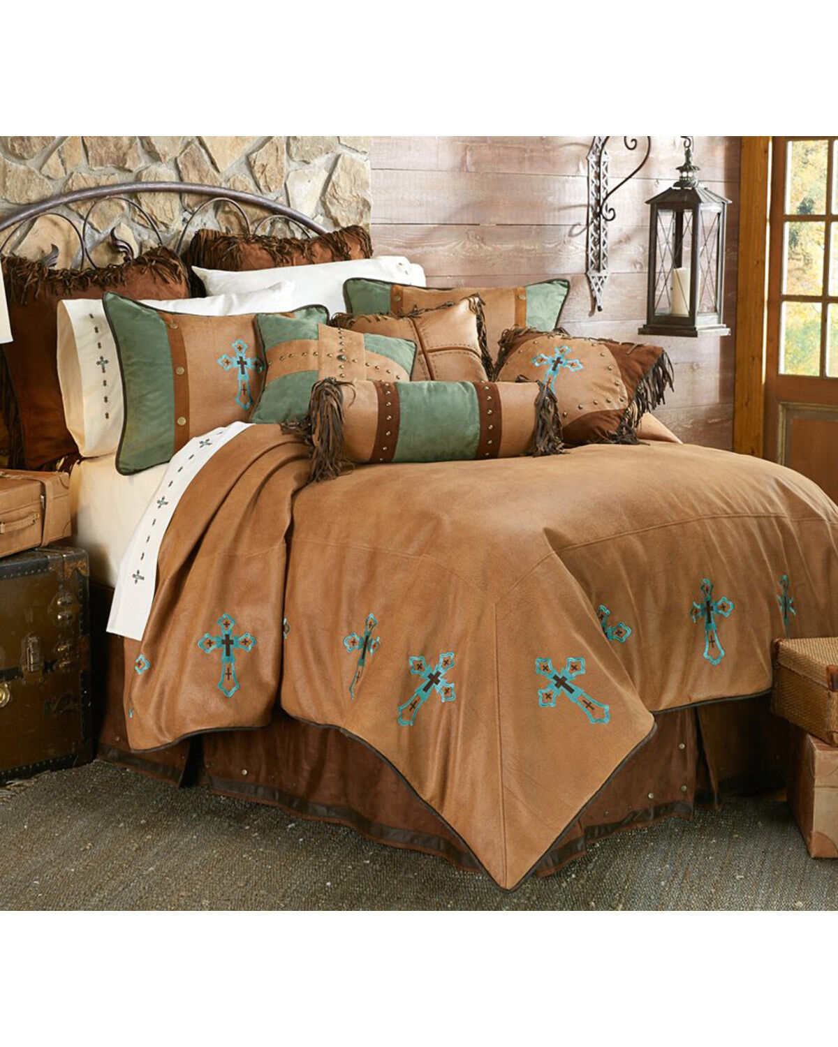 HiEnd Accents Las Cruces II Full Comforter Set - 5 Piece