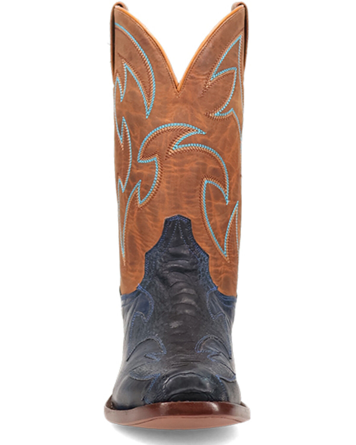 Dan Post Men's Exotic Ostrich Leg Western Boots - Square Toe