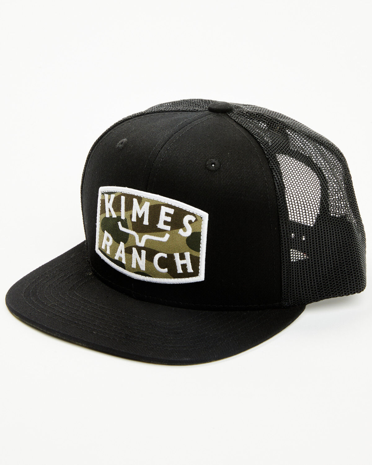 Kimes Ranch Men's Roy Camo Patch Ball Cap