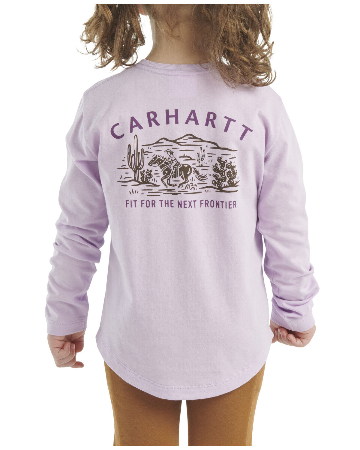 Carhartt Toddler Girls' Desert Logo Long Sleeve Graphic Shirt