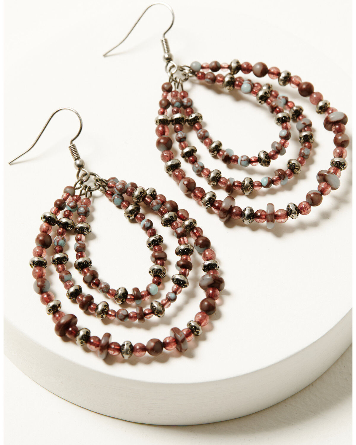 Shyanne Women's Strawberry Skies Beaded Earrings