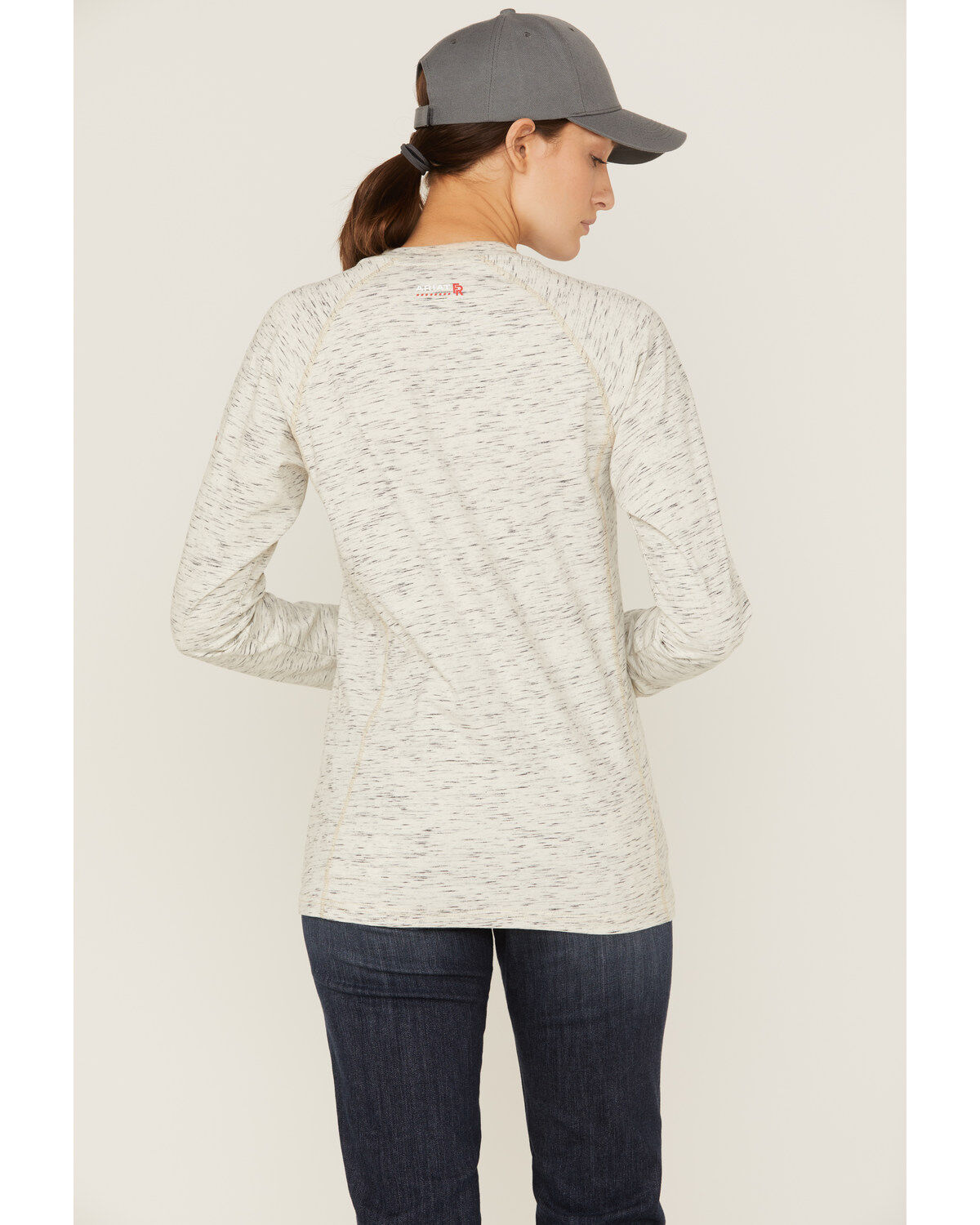 Ariat Women's FR Air Henley Long Sleeve Work Pocket Shirt