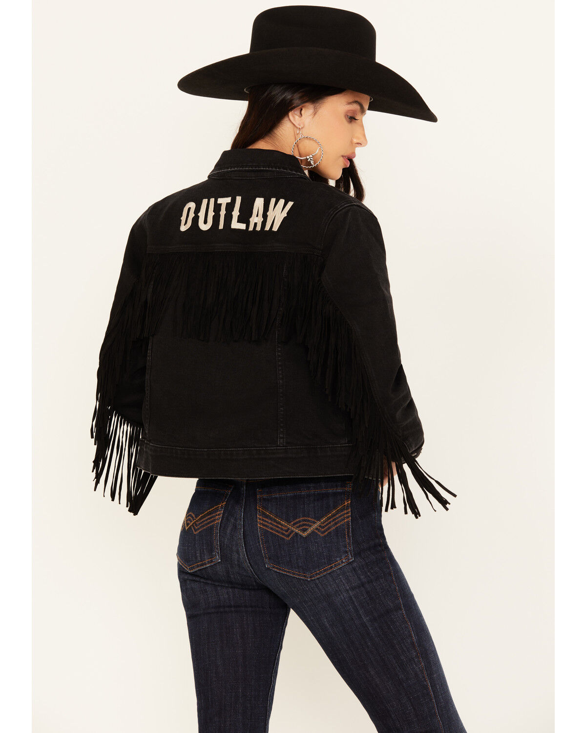 Idyllwind Women's Outlaw Fringe Trucker Jacket