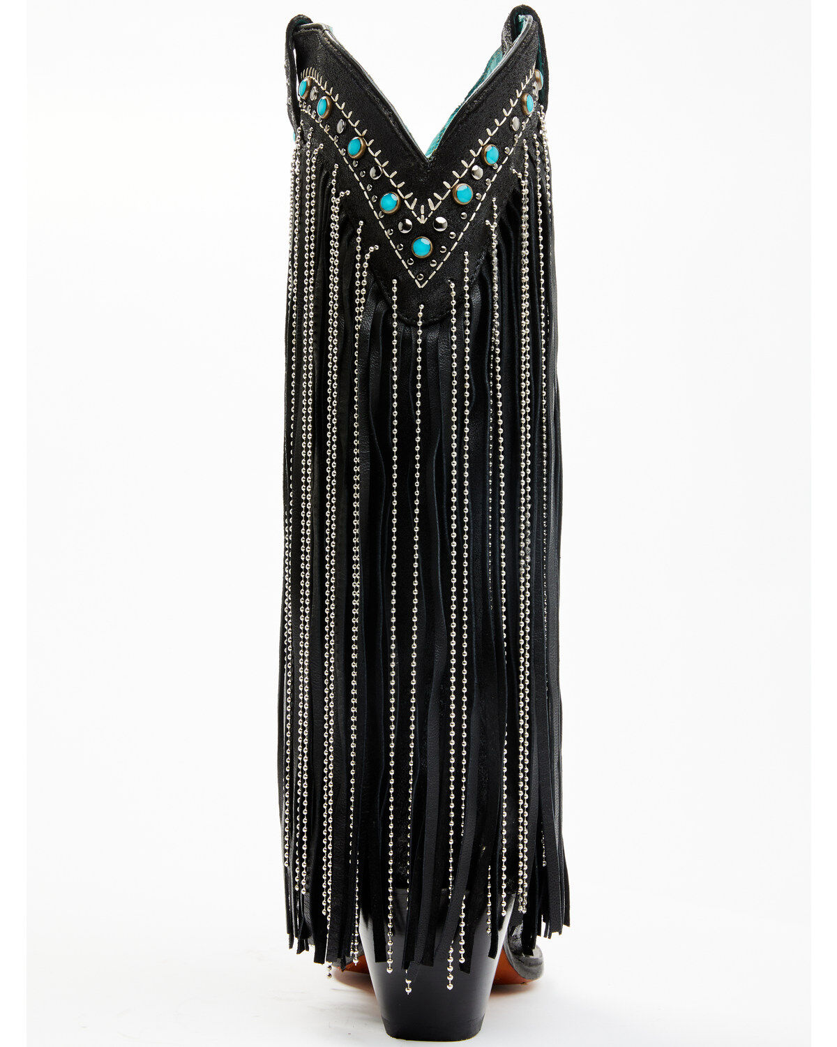 Corral Women's Embroidered and Crystal Eagle Fringe Western Boots - Snip Toe