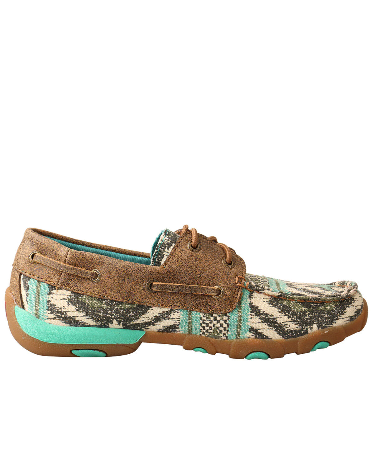 Twisted X Women's Canvas Boat Shoe Driving Mocs