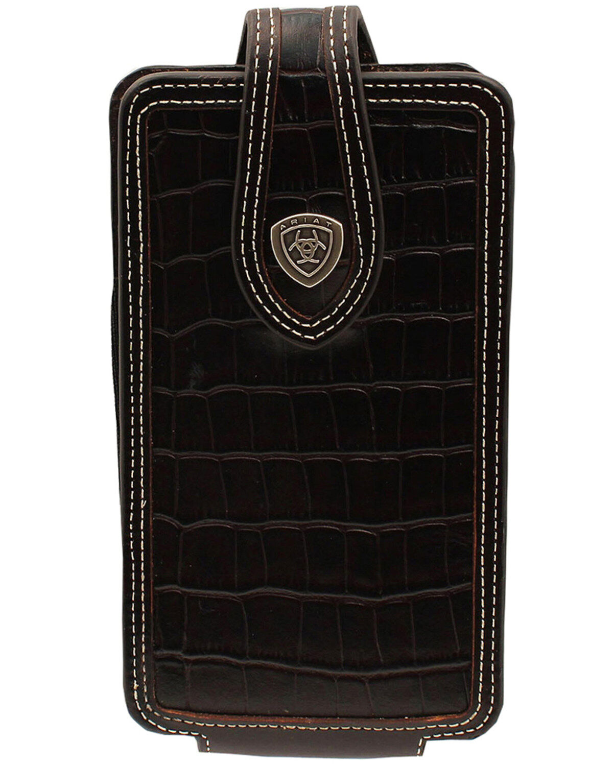 Ariat Men's Croc Print Large Cell Phone Case