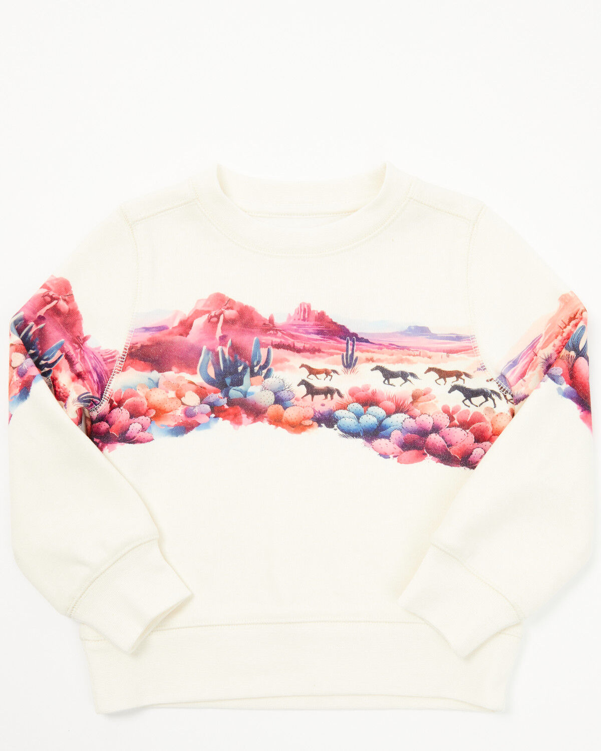 Shyanne Toddler Girls' Scenic Print Long Sleeve Pullover