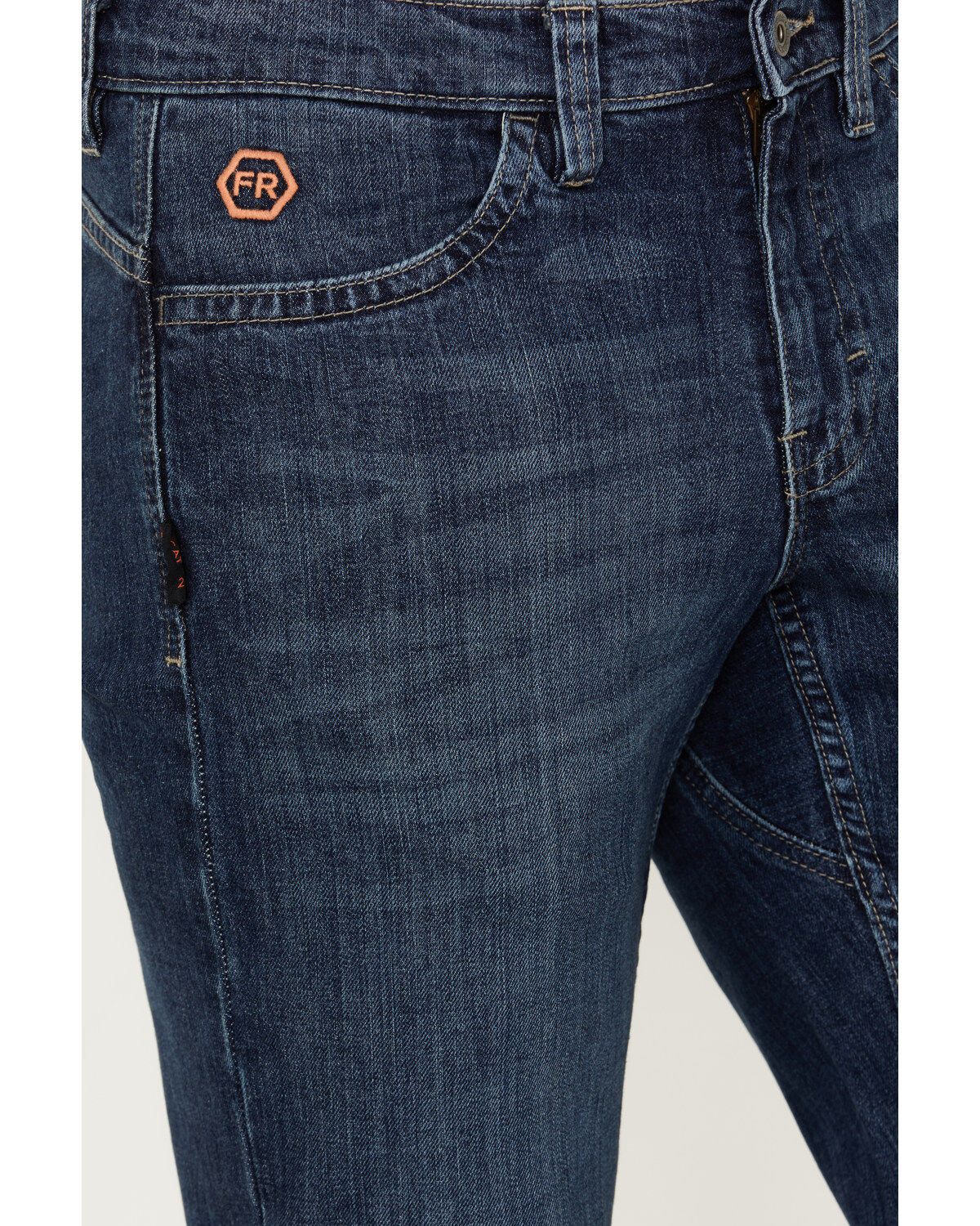 Hawx Men's FR Sheridan Dark Wash Straight Stretch Denim Jeans