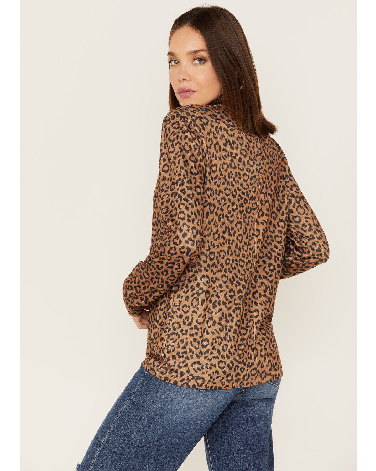 Tasha Polizzi Women's Kylie Leopard Print Turtleneck