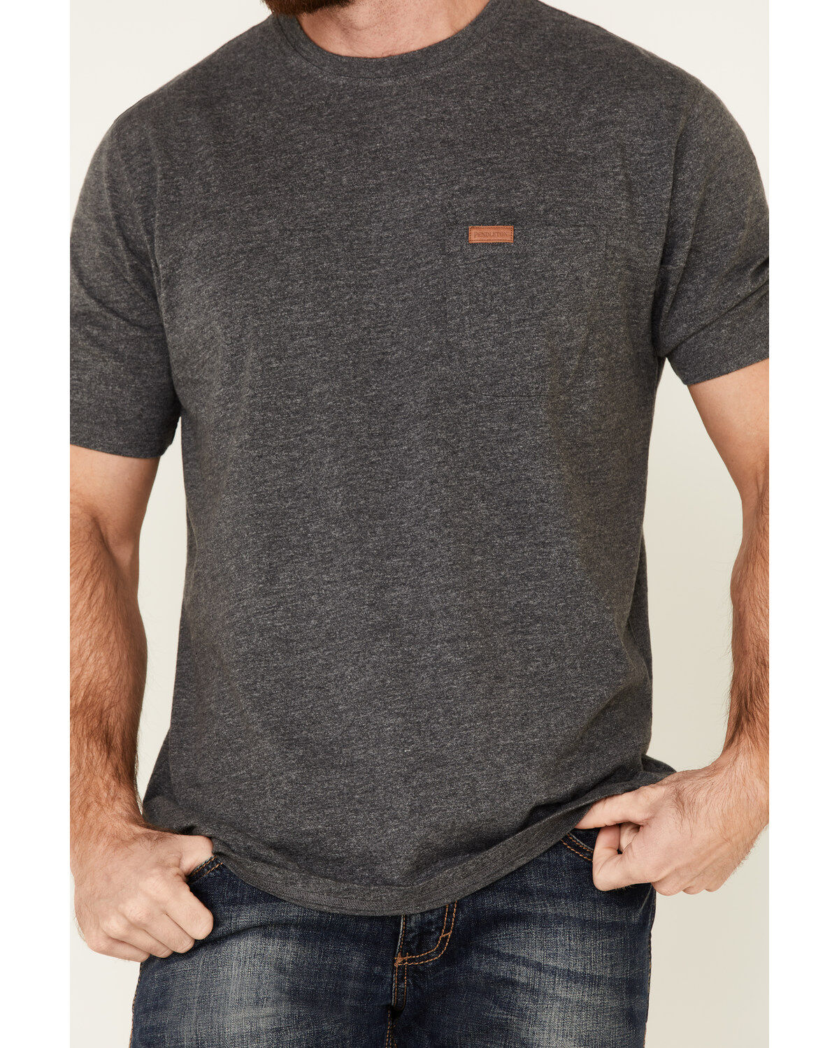 Pendleton Men's Dark Gray Deschutes Pocket Short Sleeve T-Shirt