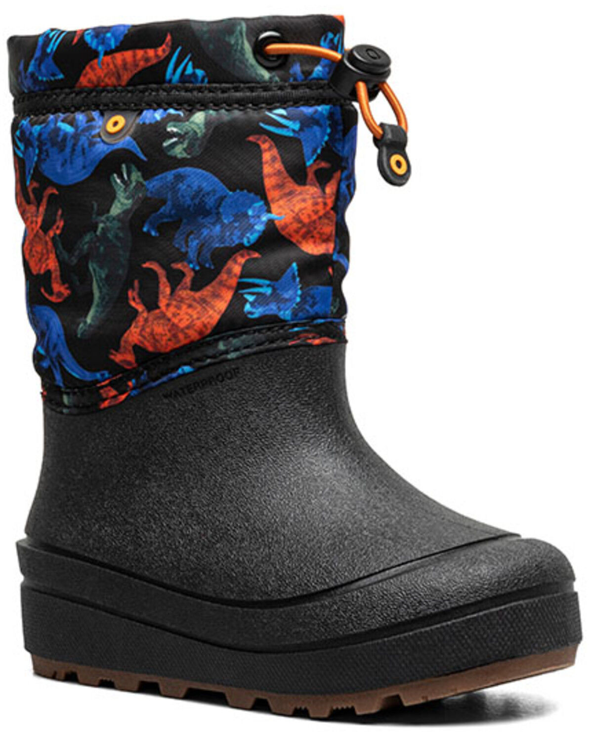 Bogs Boys' Snow Shell Real Dino Waterproof Winter Boots - Round Toe
