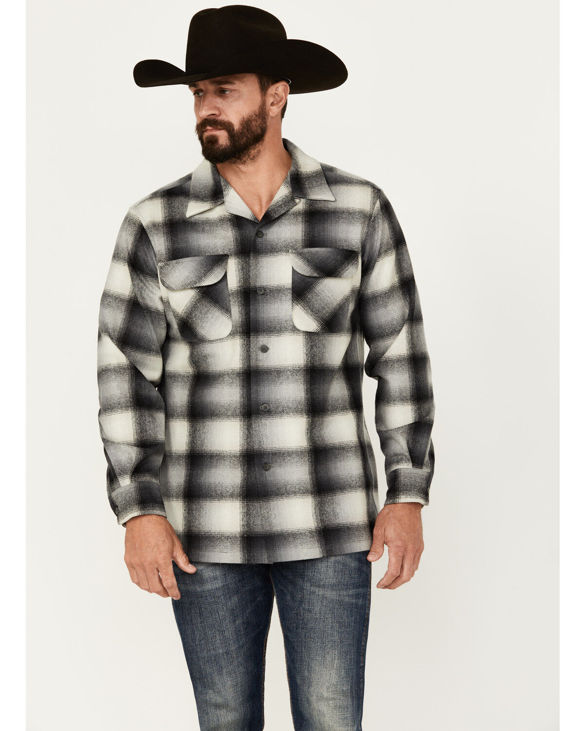 Pendleton Men's Plaid Print Board Shirt
