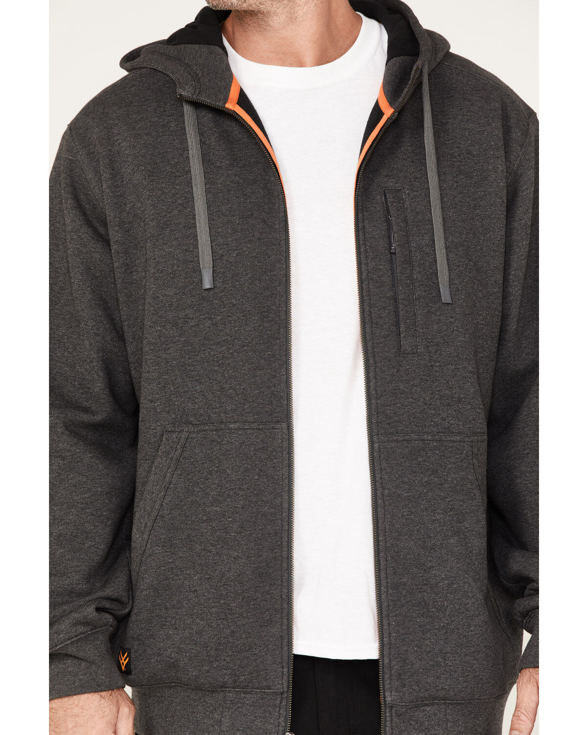 Hawx Men's Logo Thermal Hooded Zip Jacket