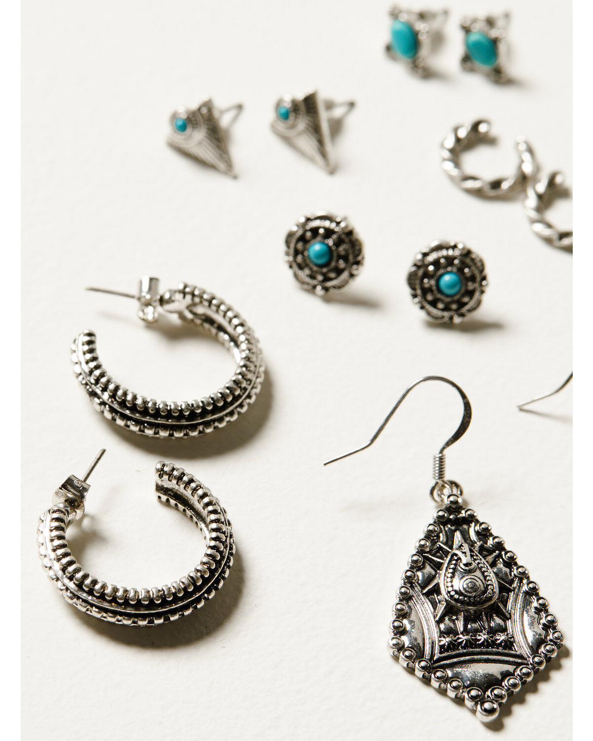 Idyllwind Women's Silver Boaz 6-Piece Earrings Set