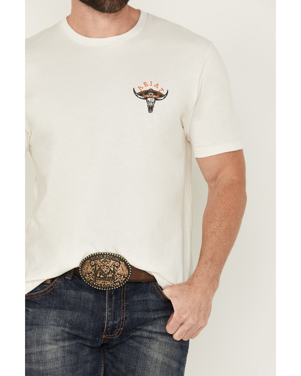 Ariat Men's Mexicali Steerhead Short Sleeve Graphic T-Shirt