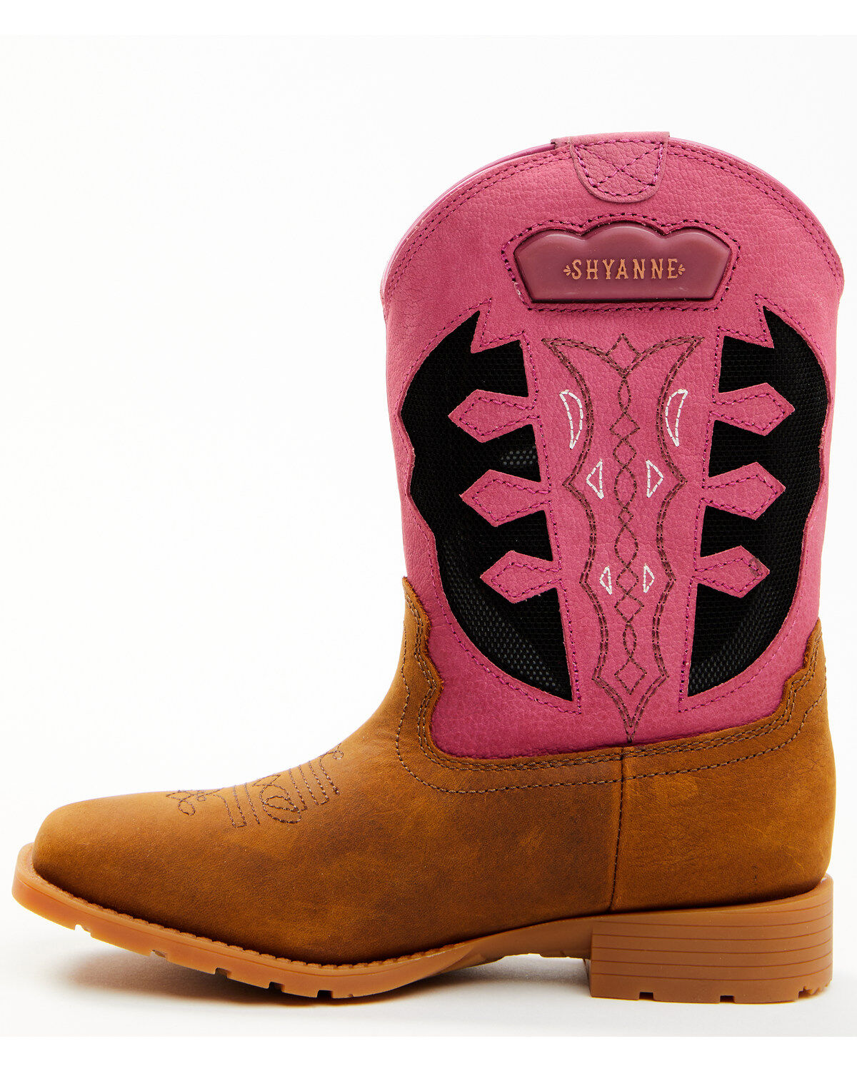 Shyanne Girls' Light-Up Western Boots - Round Toe
