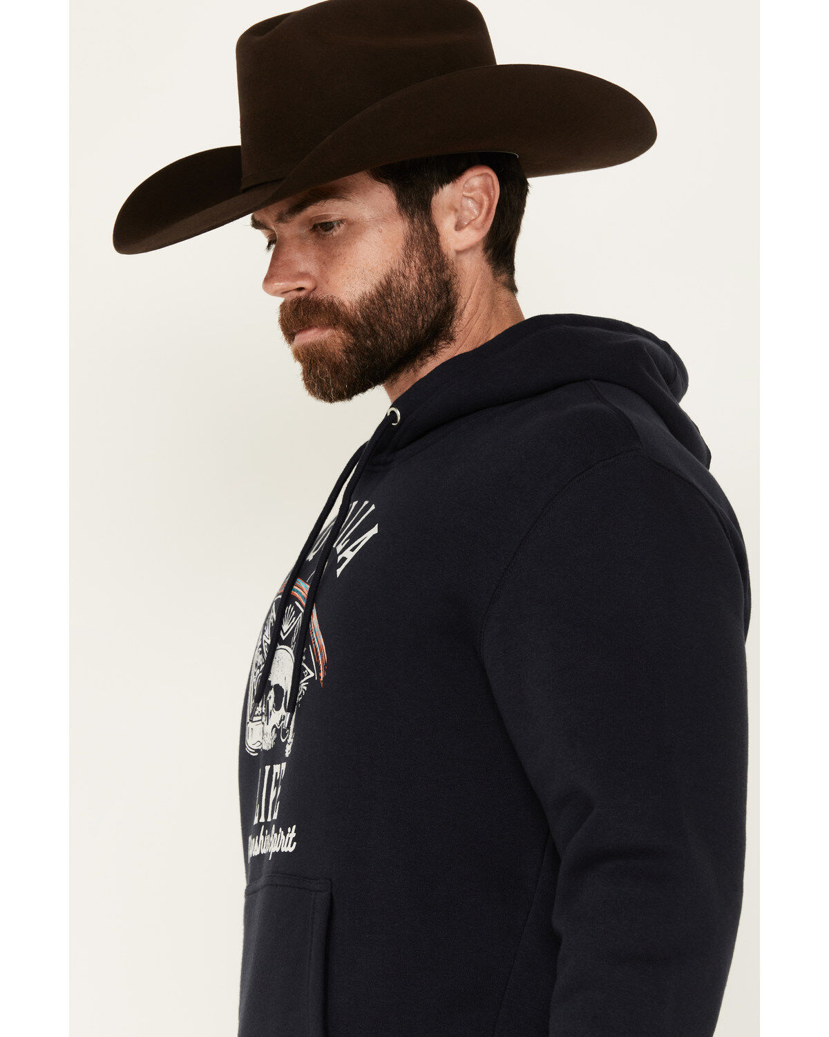 Moonshine Spirit Men's Tequila Life Hooded Sweatshirt