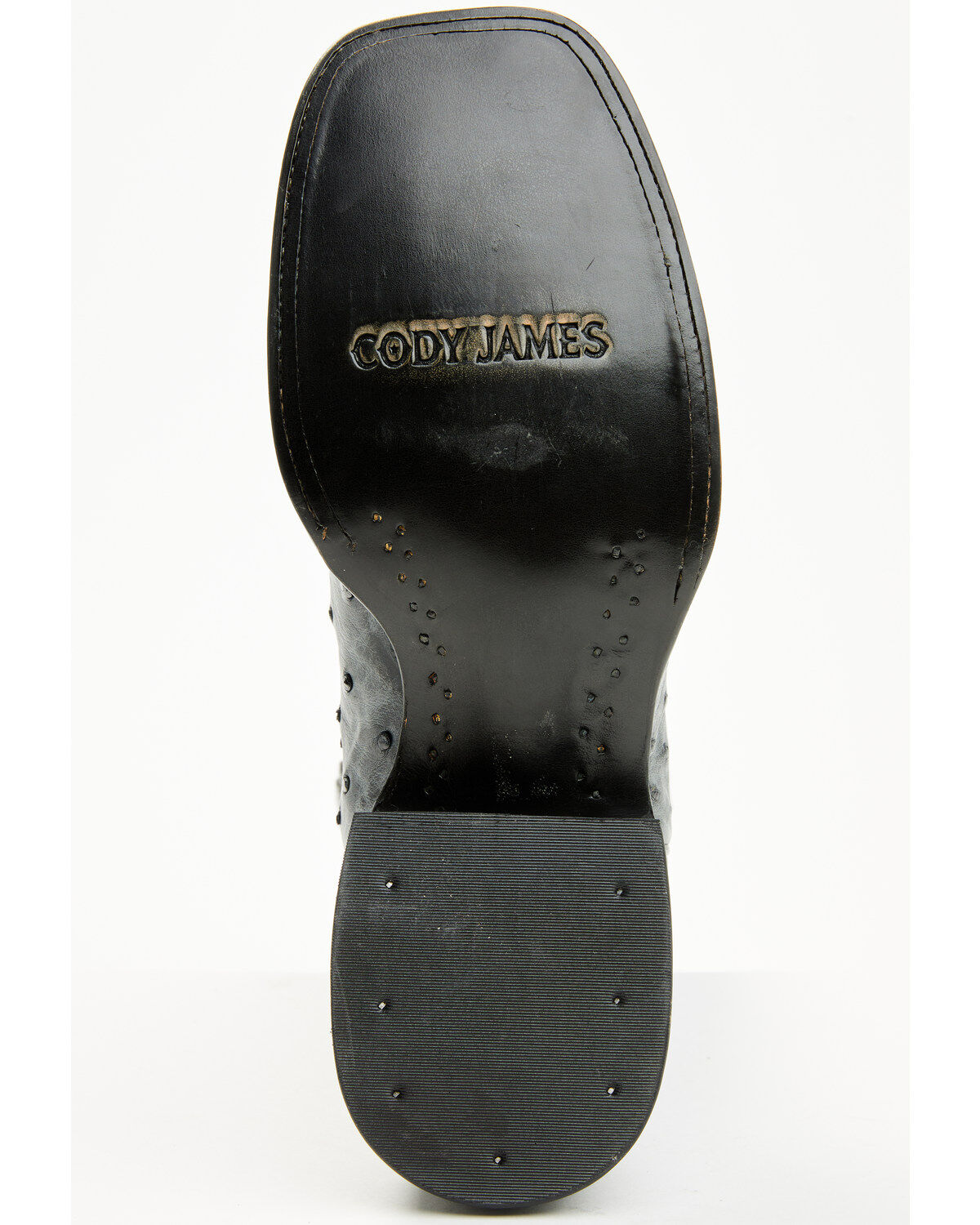 Cody James Men's Exotic Full Quill Ostrich Western Boots - Broad Square Toe