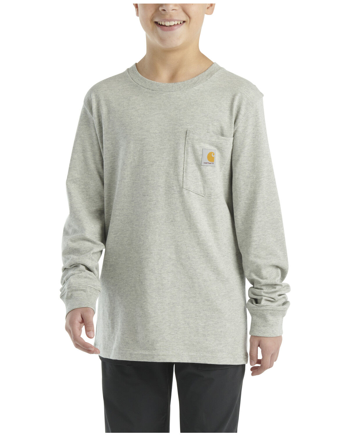 Carhartt Little Boys' Dog Logo Long Sleeve Graphic Shirt
