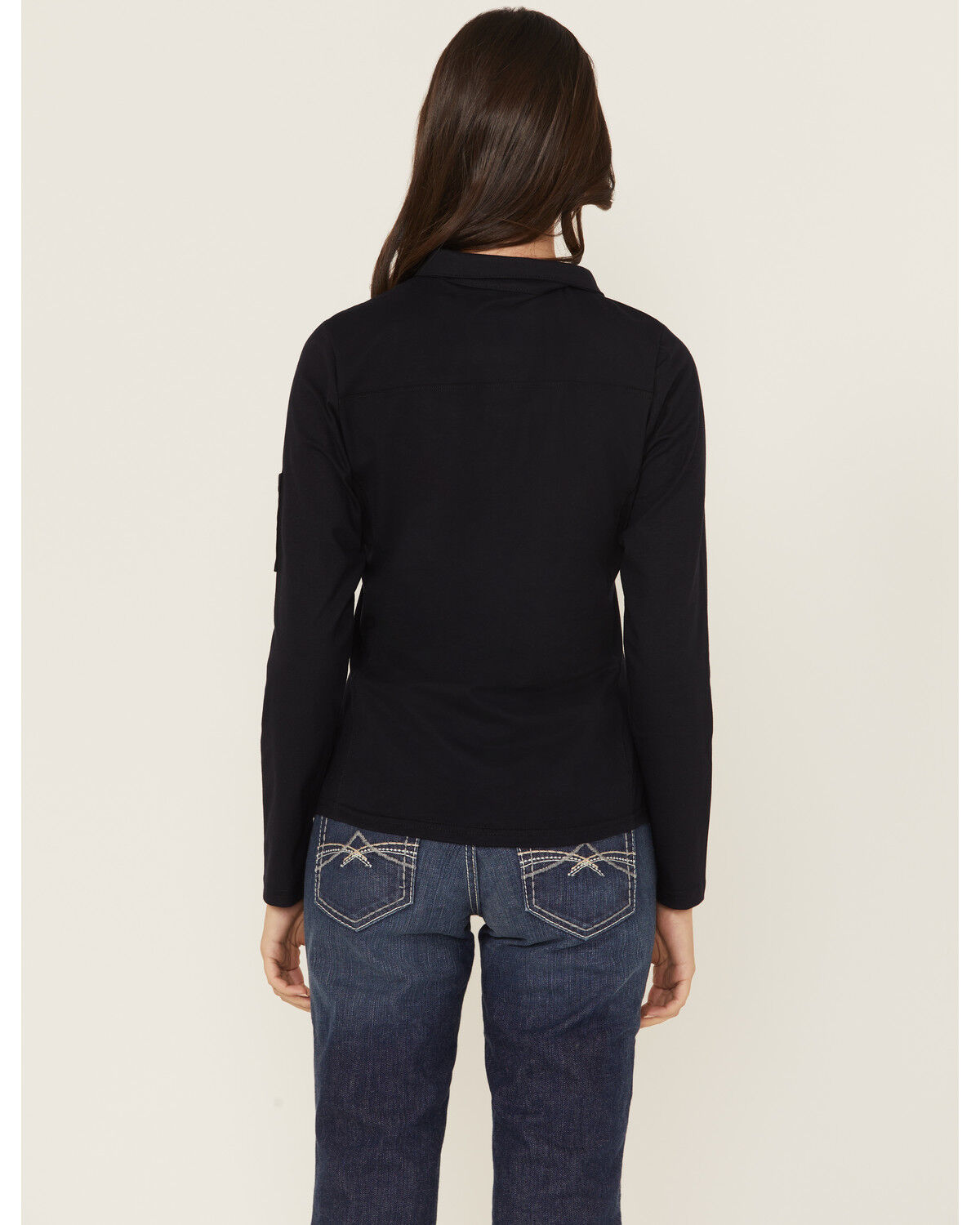 Lapco Women's FR Solid Long Sleeve Polo Work Shirt